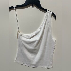 Pilcro Zeda Ribbed One Shoulder Top. NWT